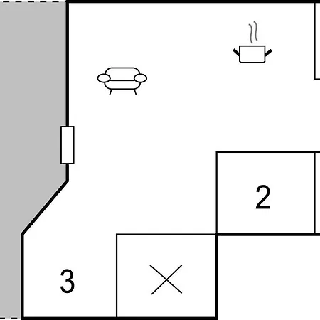 2 Bedroom Cozy In Ferienhaus *